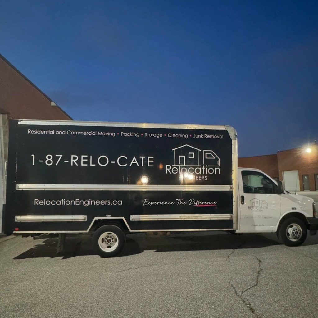 Relocation Engineers branded moving fleet
