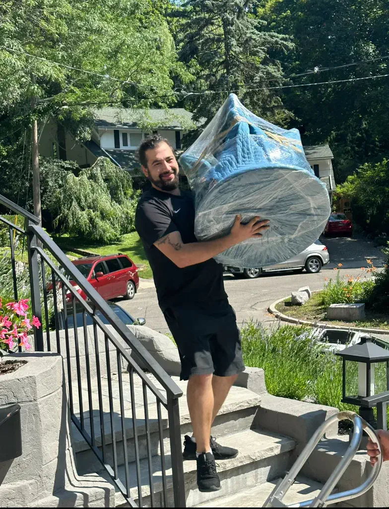 Delicate Furniture Wrapping & Stair Handling